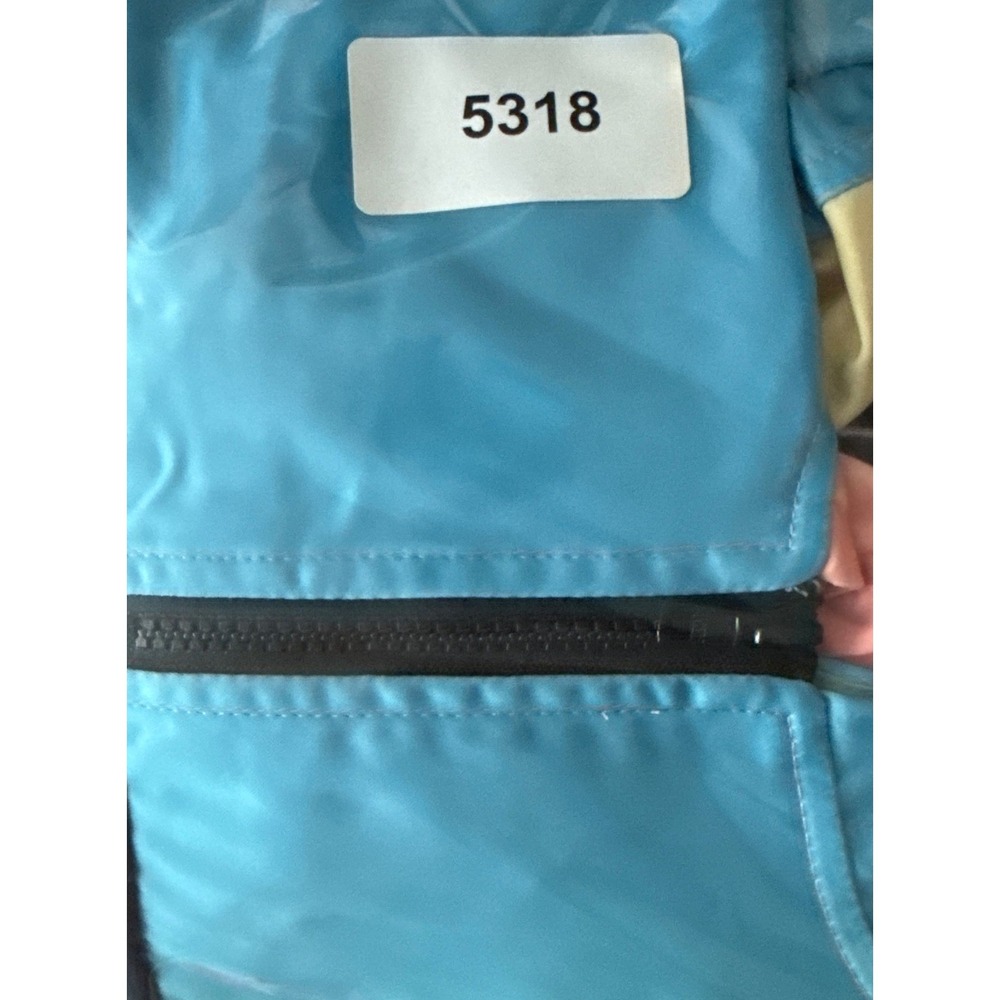 Pink Dolphin Mens S Rainbow Q Zip Hoodie Pastel Ombre Colorblock Y2k Skater NWT - Picture 13 of 13